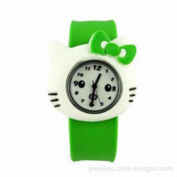 Fashionable 100% Slap on Wristwatch with High-elasticity Steel
